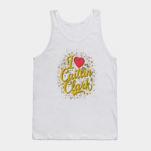 I love Cailtin Clark 22 stars decorations effect Tank Top